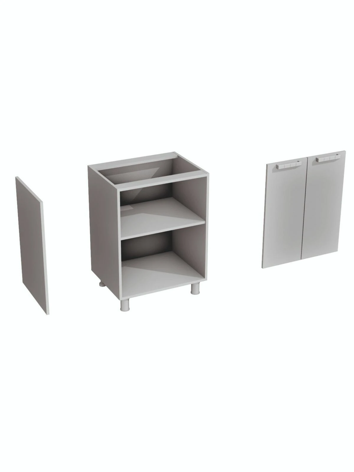 ARNIKA Кухонный гарнитур 2 м со столешницей Фиcташка/Фисташка, скоба черный, сонома